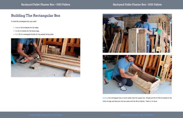 Backyard Pallet Planter Box English Tutorials Garden Backyard Pallet Planter Box English Tutorials Garden