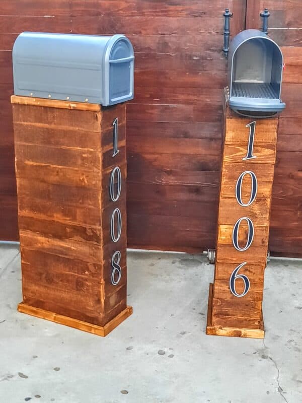 The Davis Family Pallet Mailbox Towers Pallets in the Garden The Davis Family Pallet Mailbox Towers Pallets in the Garden