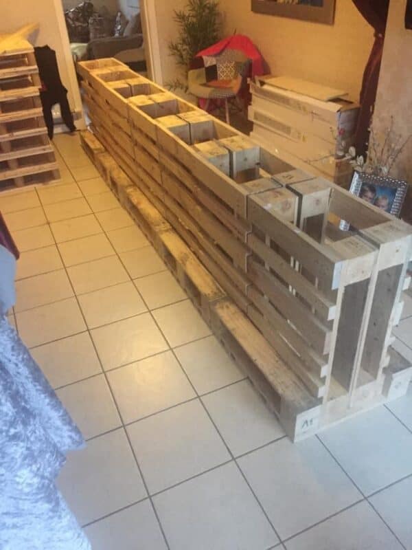 How I Made a Christmas Banquet Table From Pallets Pallet Projects How I Made a Christmas Banquet Table From Pallets Pallet Projects