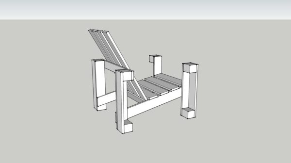 Re-pallet Beach Chair Pallet Benches, Pallet Chairs & Stools Re-pallet Beach Chair Pallet Benches, Pallet Chairs & Stools
