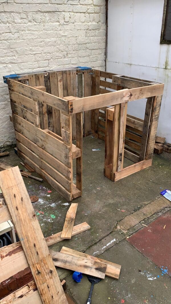 My Kids Pallet Playhouse Pallet Sheds, Cabins, Huts & Playhouses My Kids Pallet Playhouse Pallet Sheds, Cabins, Huts & Playhouses