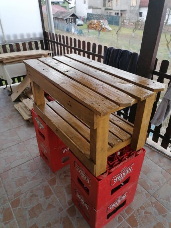 How I Made a Coffee Table For Indoor / Outdoor Pallet Coffee Tables How I Made a Coffee Table For Indoor / Outdoor Pallet Coffee Tables