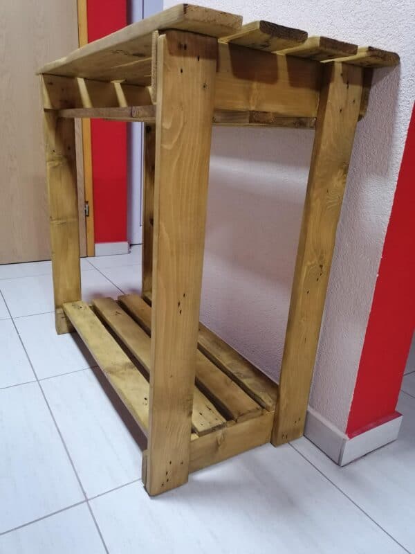Multi-purpose Pallet High Table For Living Room Pallet Desks & Pallet Tables Multi-purpose Pallet High Table For Living Room Pallet Desks & Pallet Tables