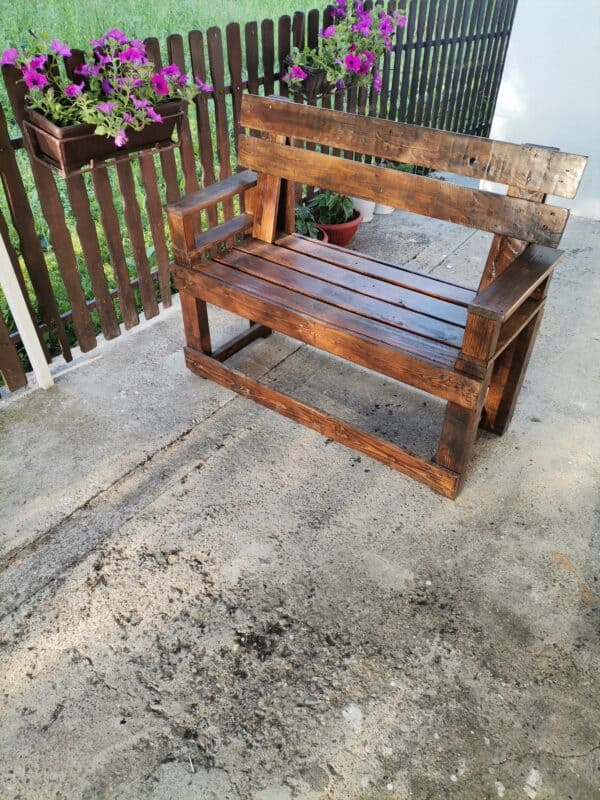 Pallet Garden Bench For Indoor / Outdoor Pallet Benches, Pallet Chairs & Stools Pallet Garden Bench For Indoor / Outdoor Pallet Benches, Pallet Chairs & Stools