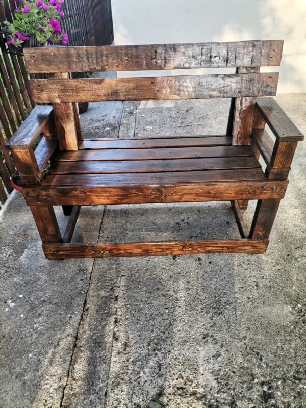 Pallet Garden Bench For Indoor / Outdoor Pallet Benches, Pallet Chairs & Stools Pallet Garden Bench For Indoor / Outdoor Pallet Benches, Pallet Chairs & Stools