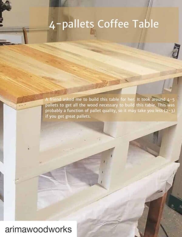 4-Pallets Coffee Table English Tutorials Furniture 4-Pallets Coffee Table English Tutorials Furniture