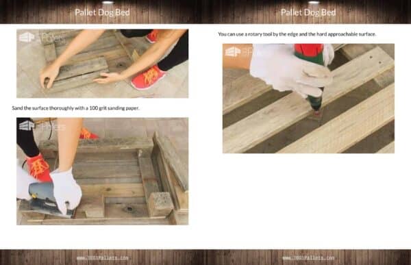 One Pallet Dog Bed English Tutorials Furniture One Pallet Dog Bed English Tutorials Furniture