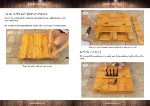 Pallet Coffee Table English Tutorials Furniture Pallet Coffee Table English Tutorials Furniture