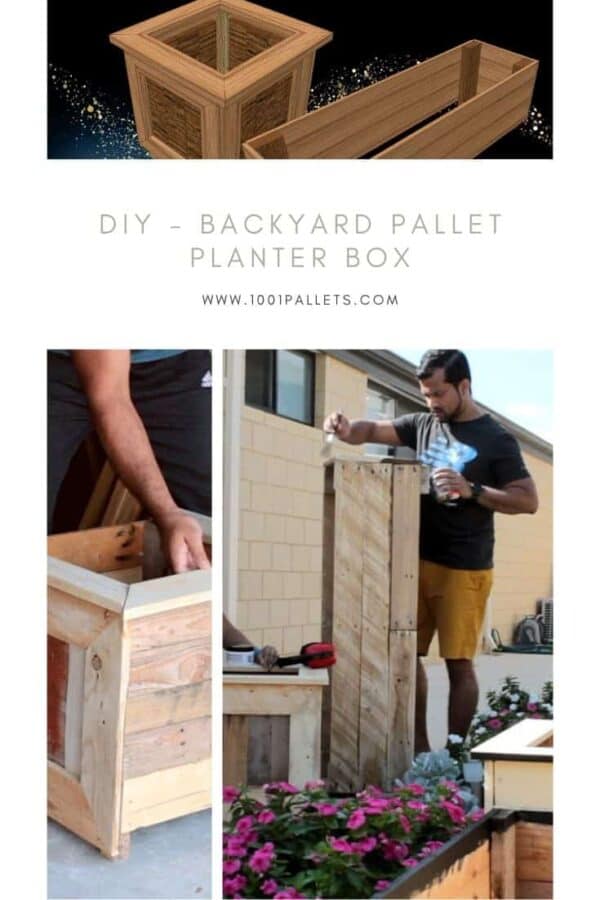 Backyard Pallet Planter Box English Tutorials Garden Backyard Pallet Planter Box English Tutorials Garden