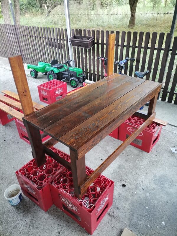 How I Made A Yard Bench Out Of Pallets Pallet Benches, Pallet Chairs & Stools How I Made A Yard Bench Out Of Pallets Pallet Benches, Pallet Chairs & Stools