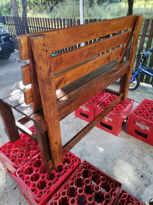 How I Made A Yard Bench Out Of Pallets Pallet Benches, Pallet Chairs & Stools How I Made A Yard Bench Out Of Pallets Pallet Benches, Pallet Chairs & Stools