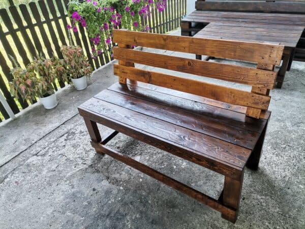 How I Made A Yard Bench Out Of Pallets Pallet Benches, Pallet Chairs & Stools How I Made A Yard Bench Out Of Pallets Pallet Benches, Pallet Chairs & Stools