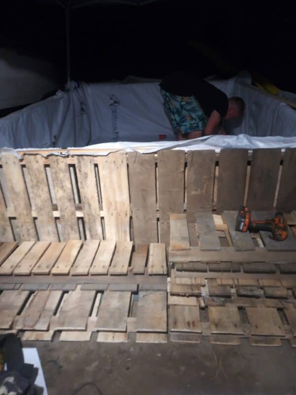 How I Made a Pallet Pool During The Covid-19 Pandemic DIY Pallet Tutorials Fun Pallet Crafts for Kids Pallet Projects Pallets in the Garden How I Made a Pallet Pool During The Covid-19 Pandemic DIY Pallet Tutorials Fun Pallet Crafts for Kids Pallet Projects Pallets in the Garden