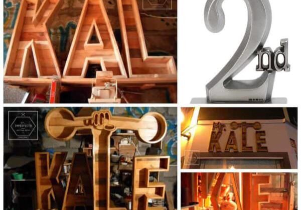 1001Pallets Contest 2nd Place: Restaurant/Bar Letters 1