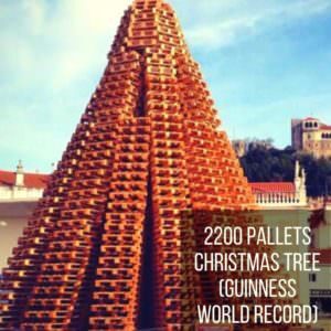 2200 Pallets Christmas Tree (Guinness World Record)