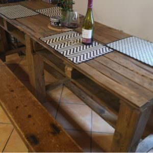 4 Pallets Dining Table