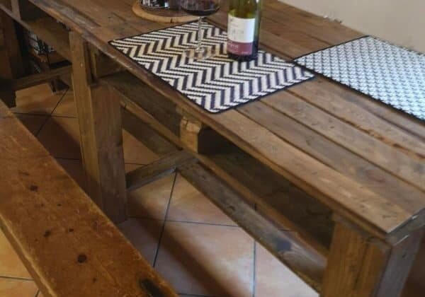 4 Pallets Dining Table