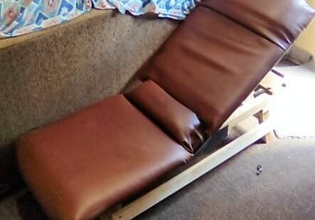 Finished project - with upholstery installed.