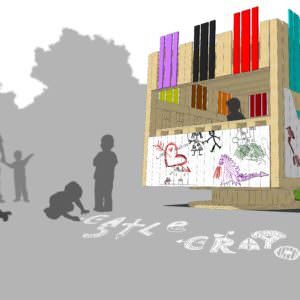 1001pallets.com-castle-crayon-activity-house-for-kids