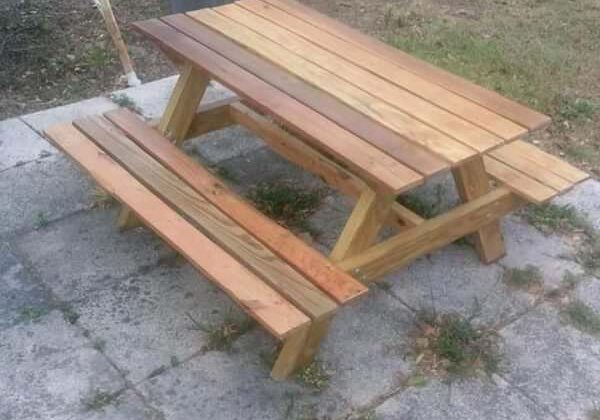 Leave it natural, or add a subtle stain to highlight that gorgeous wood! This one upcycles more than one type of wood, but that's the beauty of DIY - use what you have!