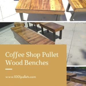 Pallet-wood-benches