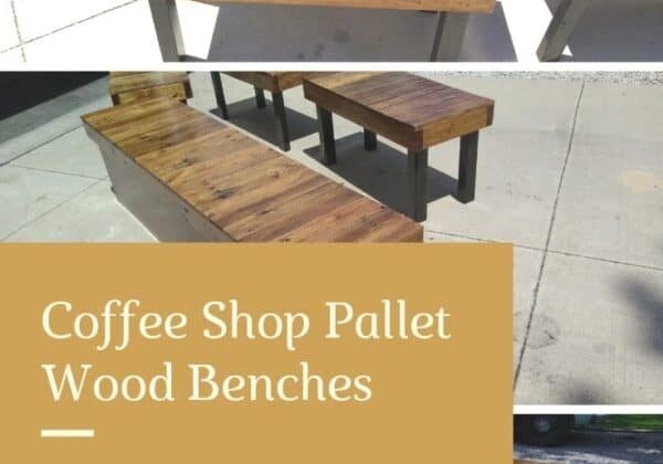 Pallet-wood-benches