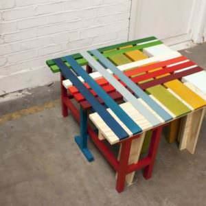 colored pallet creation
