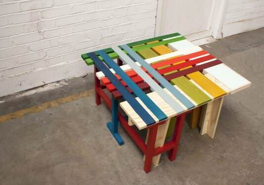 colored pallet creation