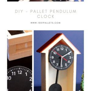 Diy - Pallet Pendulum Clock