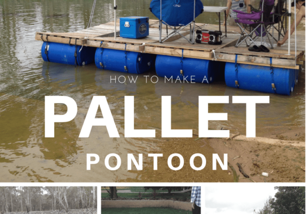 1001pallets.com-diy-portable-pontoon-using-old-pallets-and-old-blue-drums-01