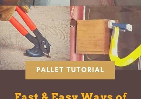 Fast & Easy Ways of Removing Nails from Pallet Boards & Blocks