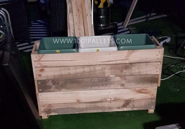 Pallet Wood Modular Patio Coffee Table