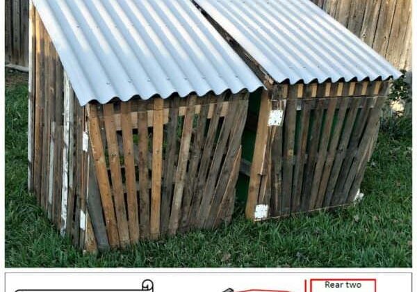 Gated Pallet Compost Bins Can Be Used For Many Outdoor Purposes