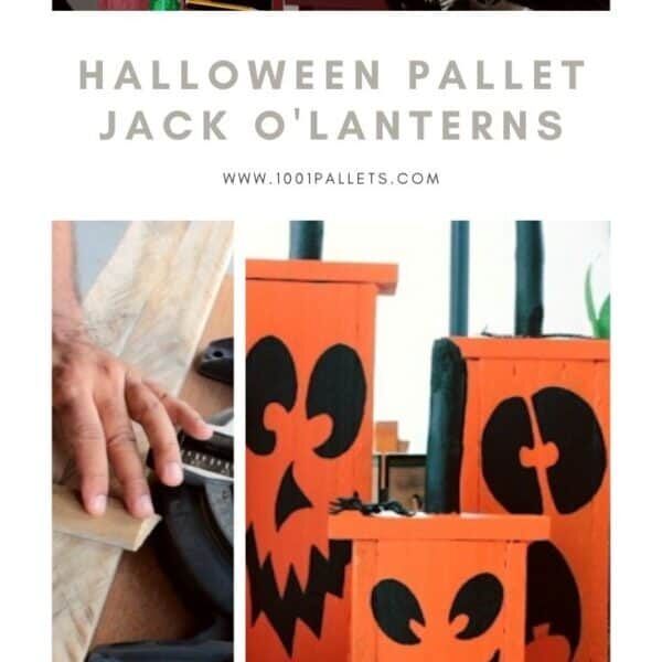 Halloween Pallet Jack O'lanterns