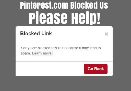 site-marked-as-spam-on-pinterest-problem