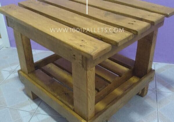 Pallet Wood Modular Patio Coffee Table
