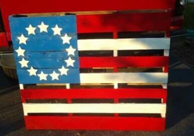 1001pallets.com-how-i-made-this-beautiful-flag-with-one-pallet