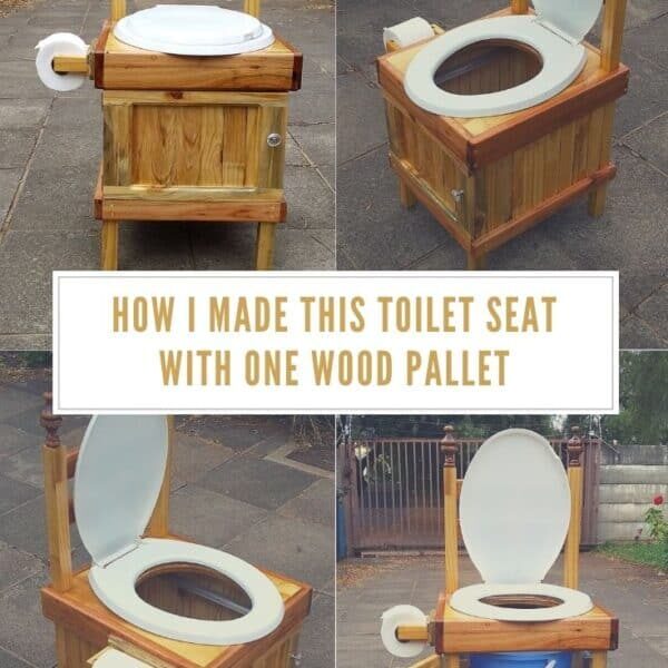 How I Made This Toilet Seat With One Wood Pallet