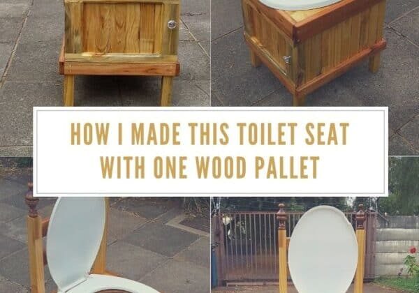 How I Made This Toilet Seat With One Wood Pallet