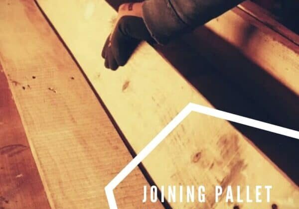 Joining pallet wood without a jointer