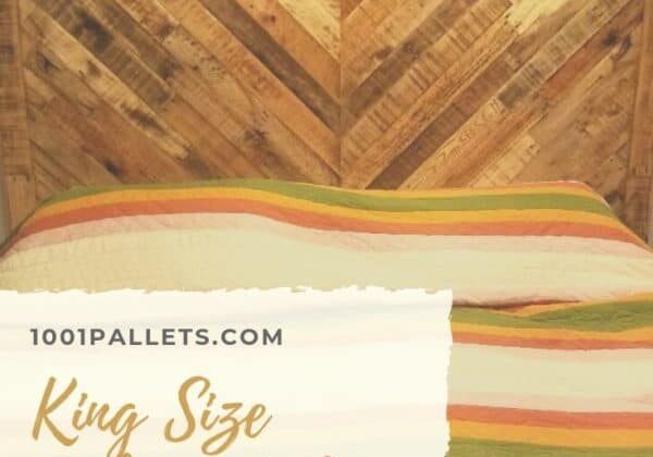 King Size Golden Oak Headboard