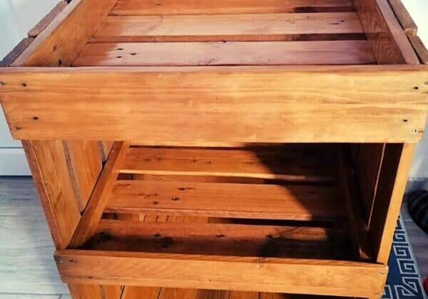 Multi-Purpose Pallet Shelf For Computer Equipment