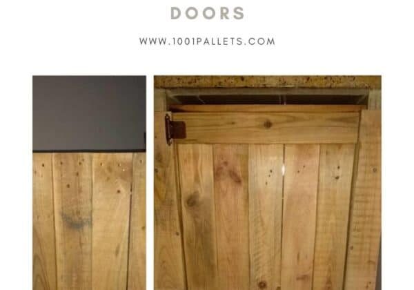 Our Pallet Kitchen Doors