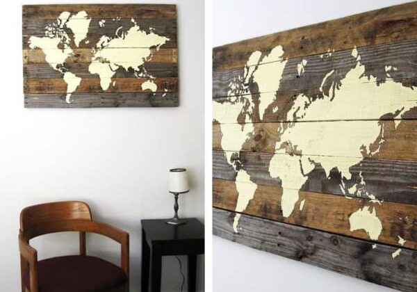 DIY-Pallet-Board-World-Map-The-Merrythought