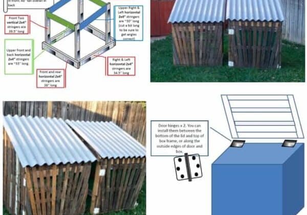 Pallet Compost Bin