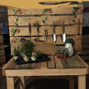 Raised Pallet Garden Planter