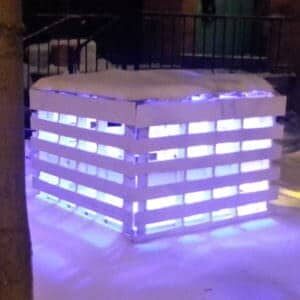 pallet-snow