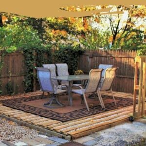 Raised Pallet Garden Planter