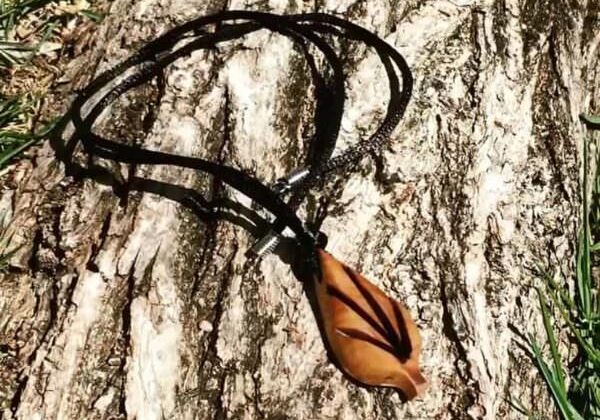 Pallet Wood Diffuser Necklace