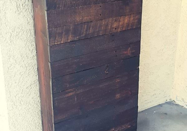 Rustic Pallet Mail Box Tower